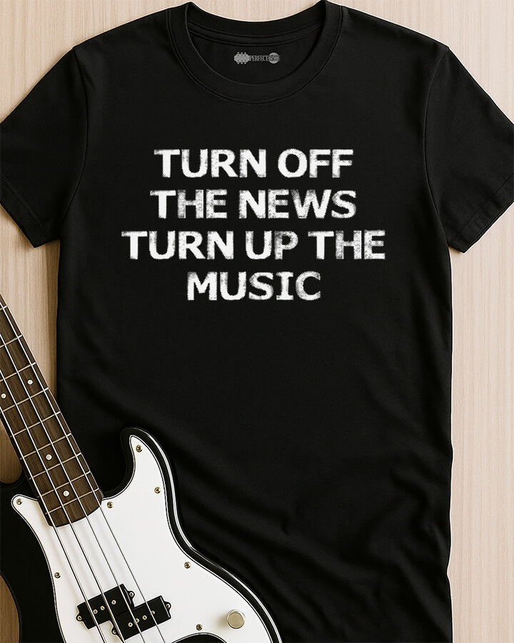 News Off, Music On T-Shirt