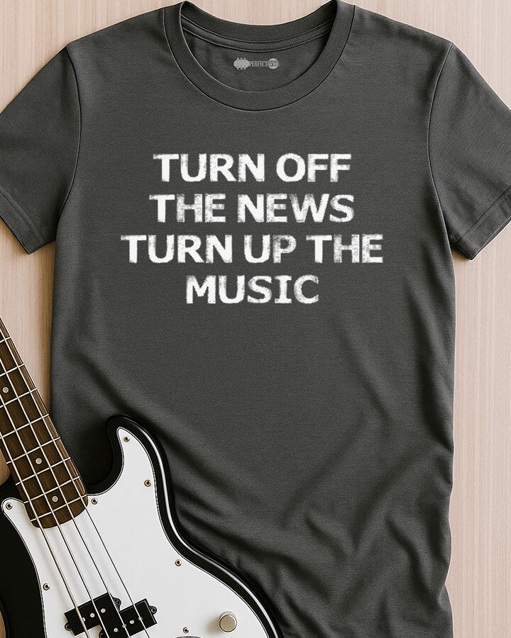 News Off, Music On T-Shirt