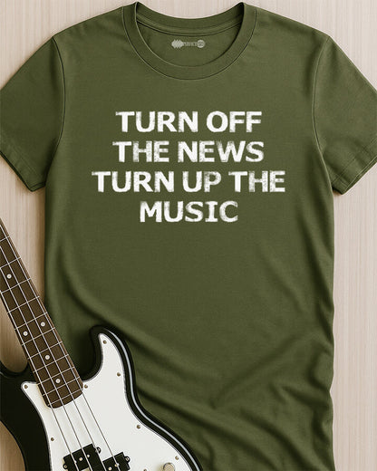 News Off, Music On T-Shirt