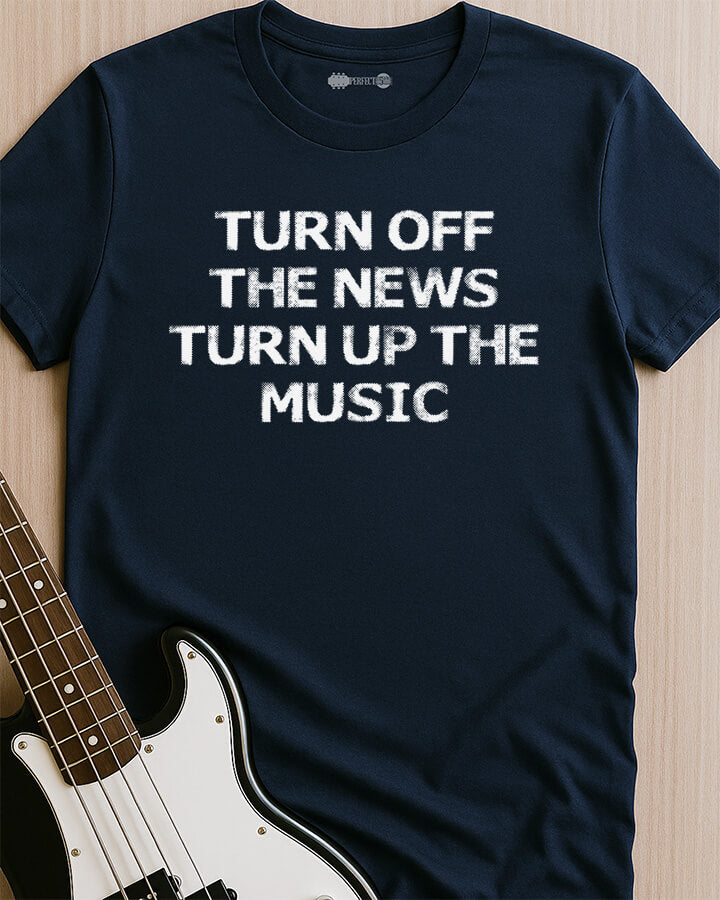 News Off, Music On T-Shirt