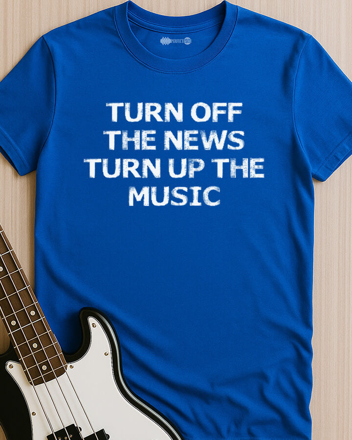 News Off, Music On T-Shirt