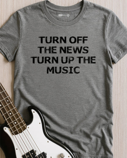 News Off, Music On T-Shirt