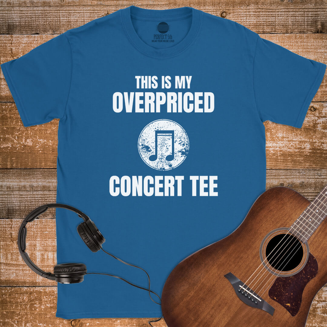 OVERPRICED CONCERT TEE T-SHIRT