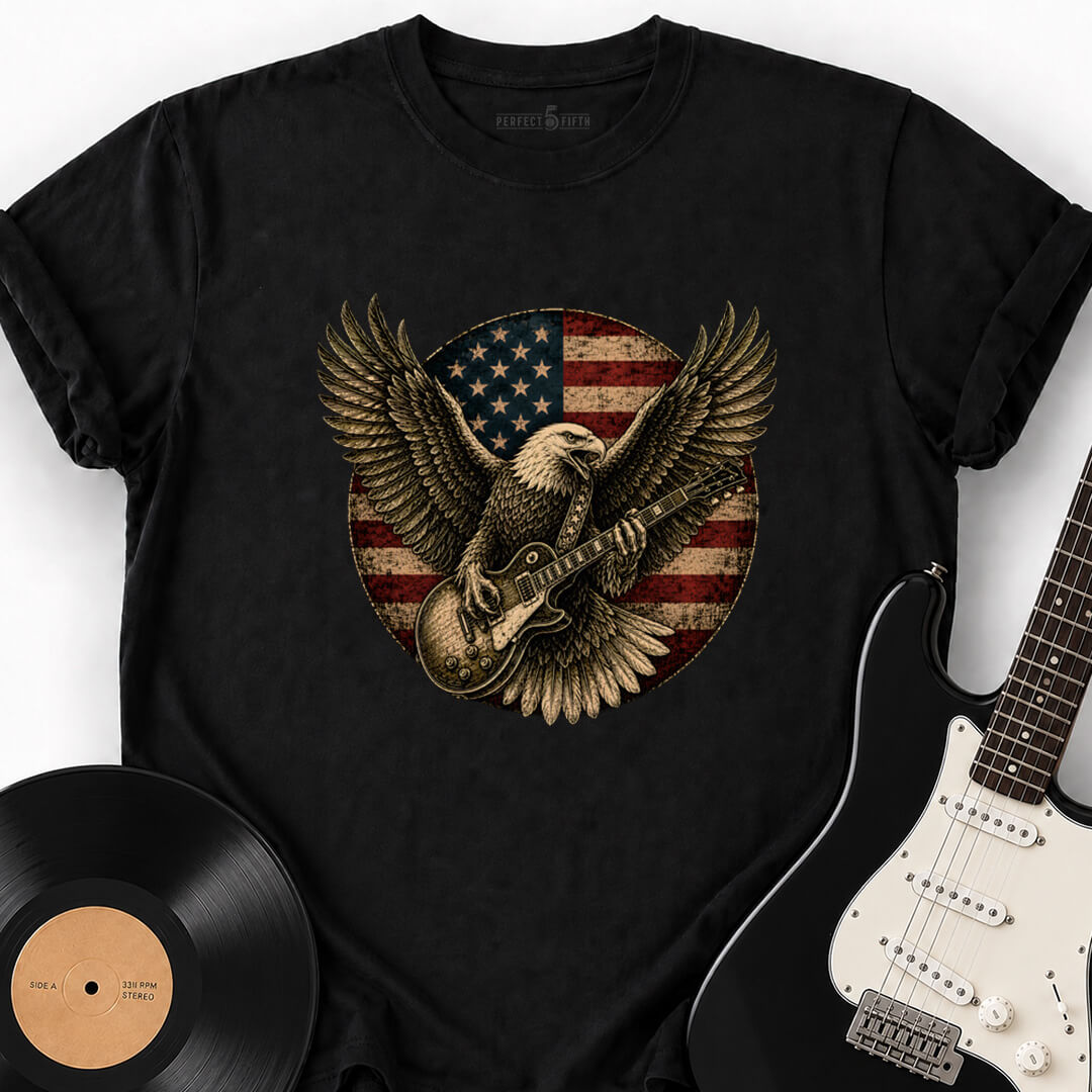 PATRIOTIC RIFFS T-SHIRT