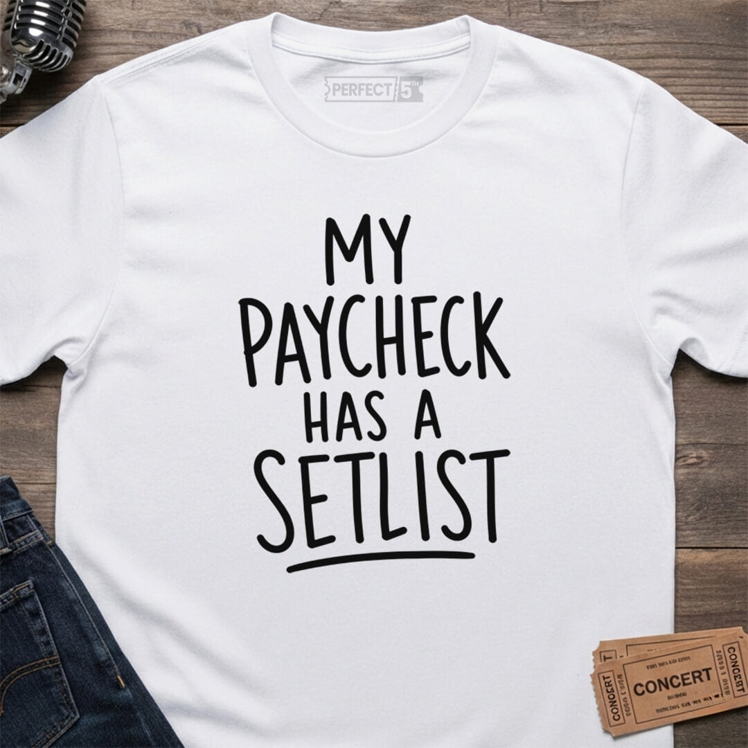 PAYCHECK SETLIST T-SHIRT