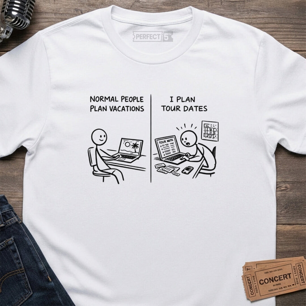 PLAN TOUR DATES T-SHIRT