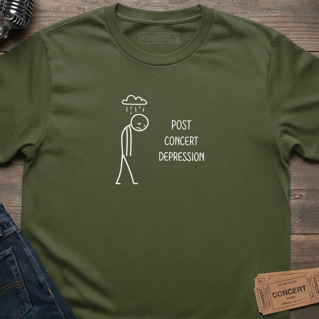 POST CONCERT BLUES T-SHIRT