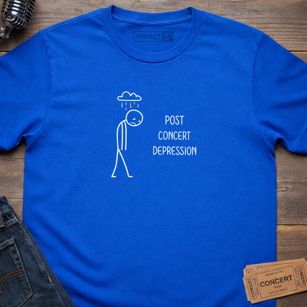 POST CONCERT BLUES T-SHIRT