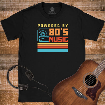 POWERED BY 80S T-SHIRT