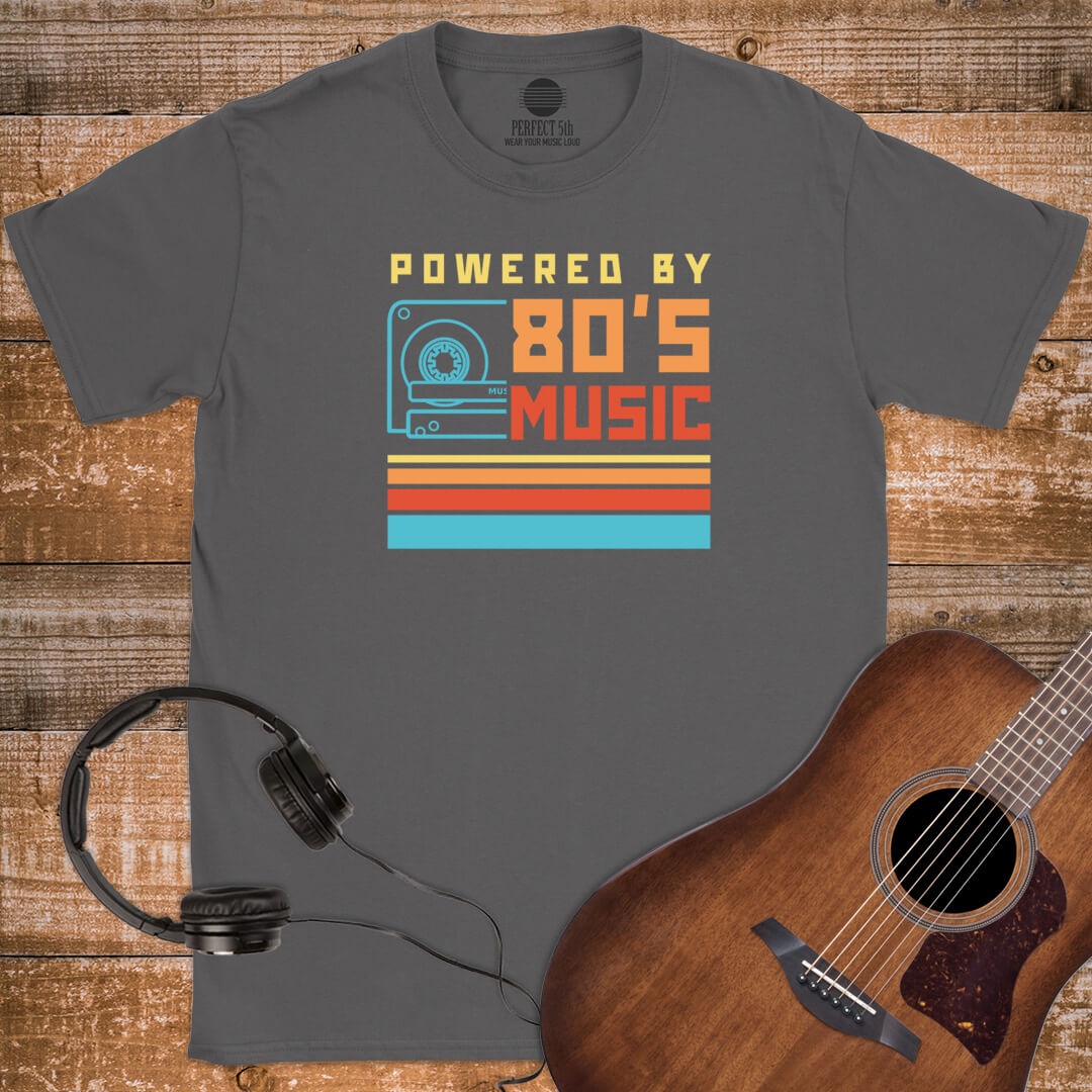 POWERED BY 80S T-SHIRT