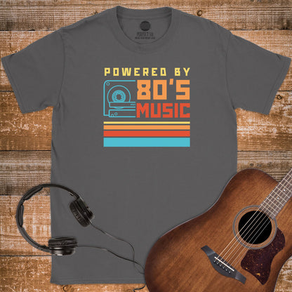 POWERED BY 80S T-SHIRT