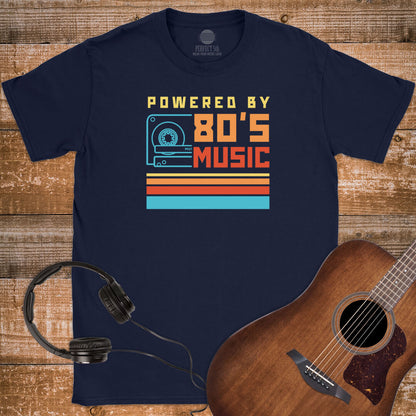 POWERED BY 80S T-SHIRT