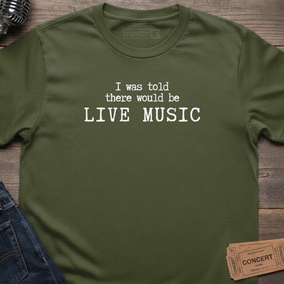 PROMISED LIVE MUSIC T-SHIRT
