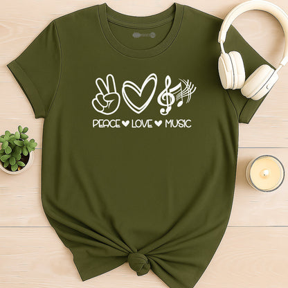 Peace Love Music T-Shirt