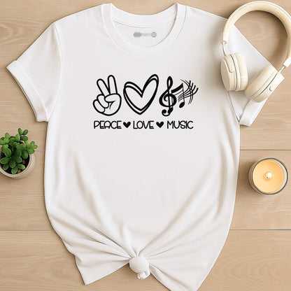 Peace Love Music T-Shirt