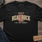 RAISED REAL ROCK T-SHIRT