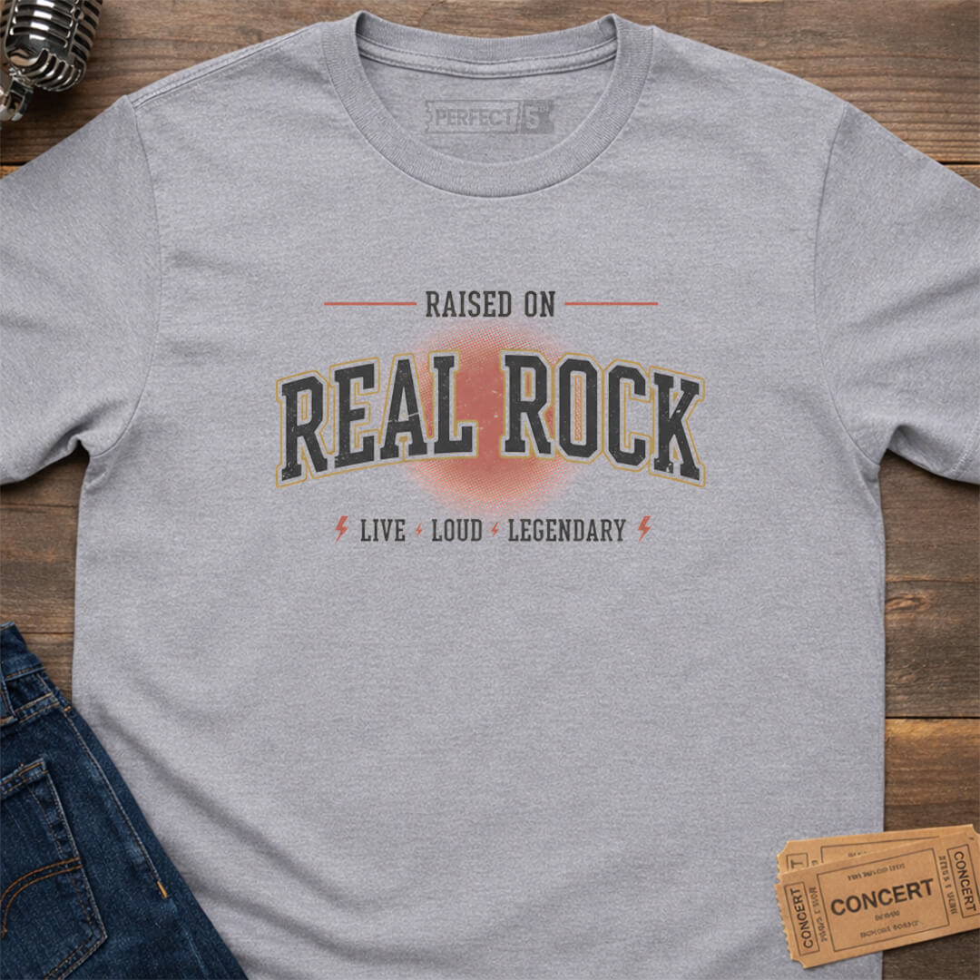 RAISED REAL ROCK T-SHIRT