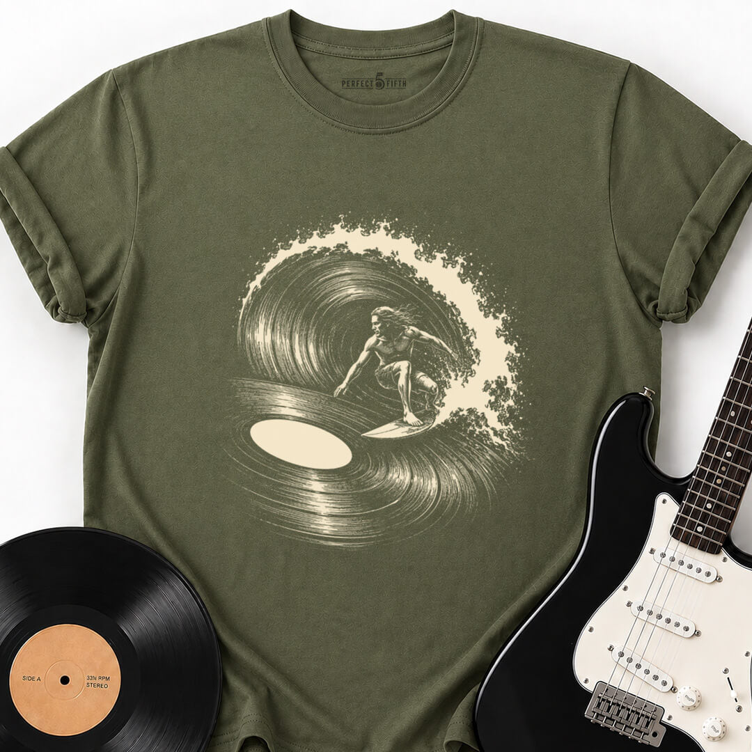 RECORD SURFING T-SHIRT