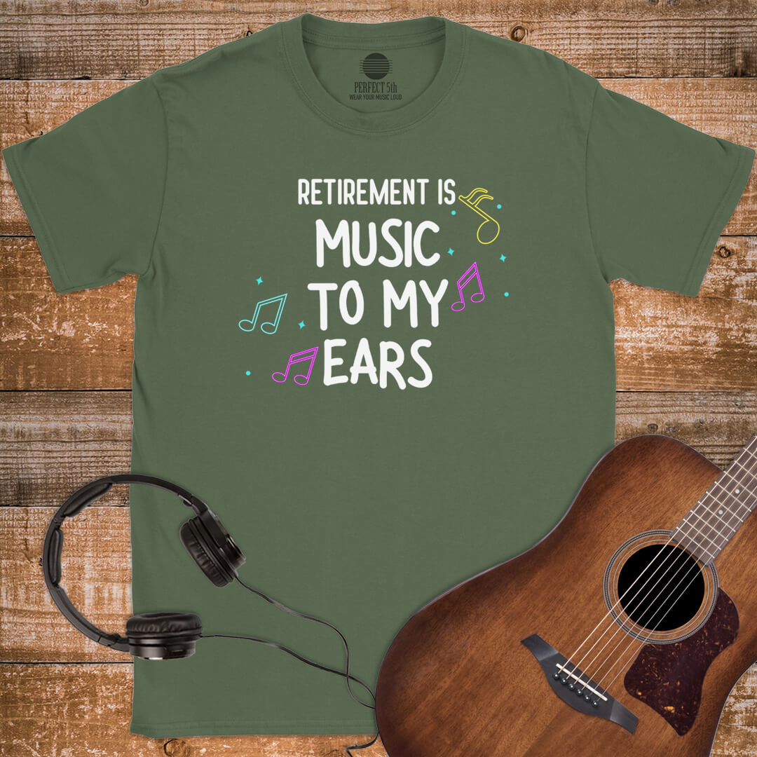 RETIRED IN RHYTHM T-SHIRT