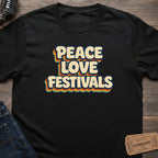 RETRO PEACE FEST T-SHIRT