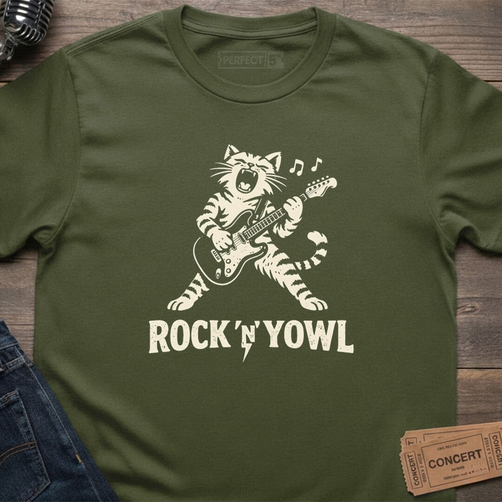 ROCK CAT RIOT T-SHIRT