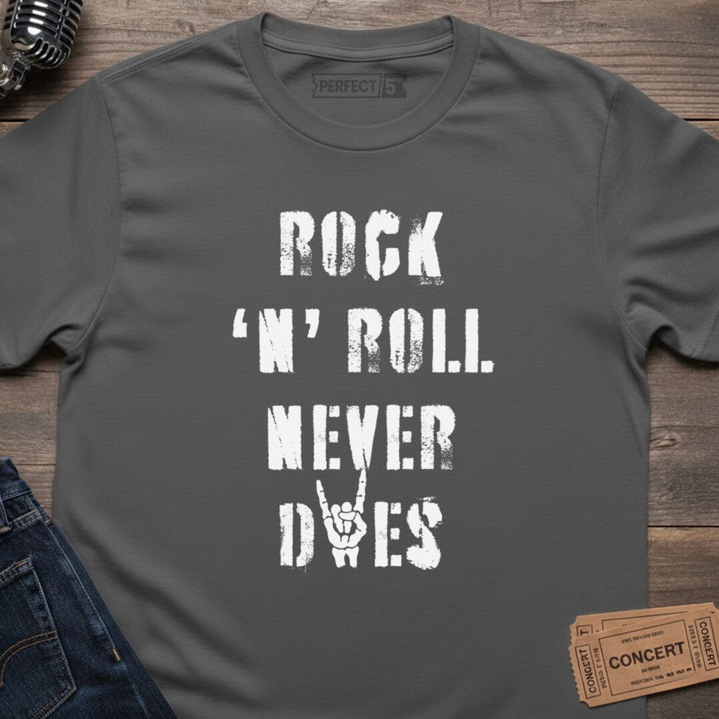ROCK NEVER DIES T-SHIRT