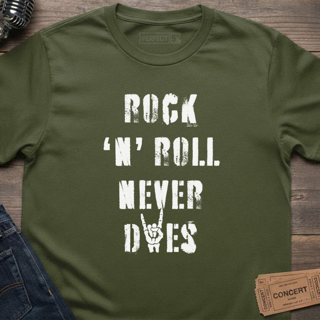 ROCK NEVER DIES T-SHIRT