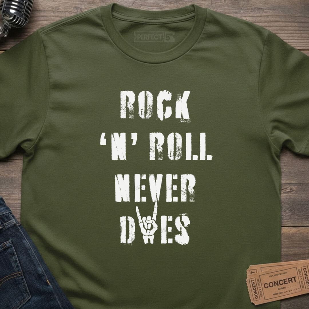 ROCK NEVER DIES T-SHIRT