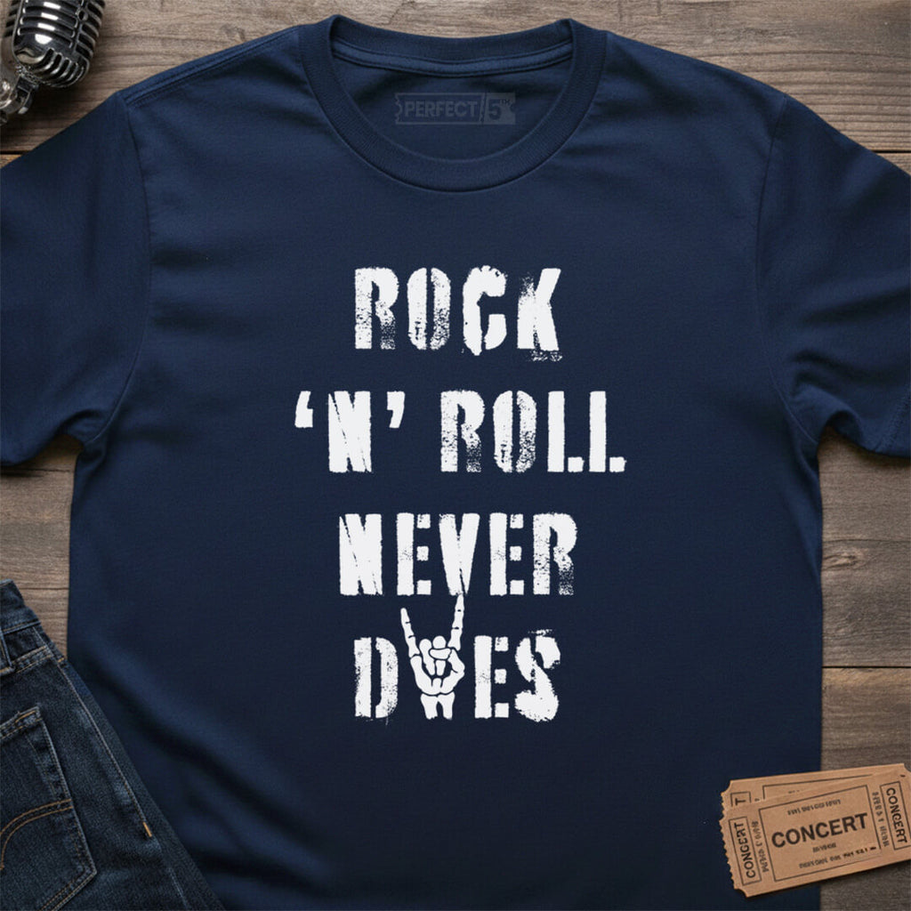 ROCK NEVER DIES T-SHIRT
