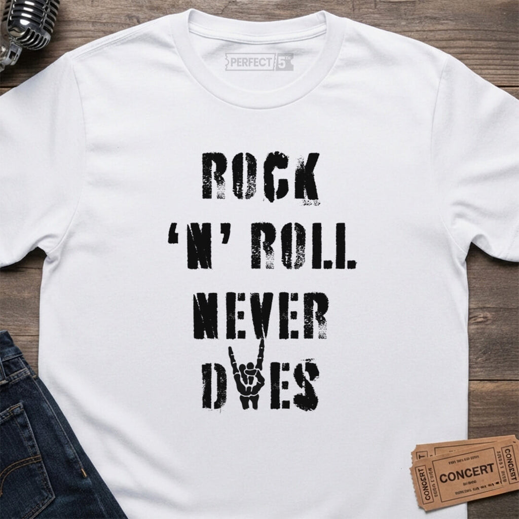 ROCK NEVER DIES T-SHIRT