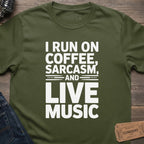 RUN ON MUSIC T-SHIRT