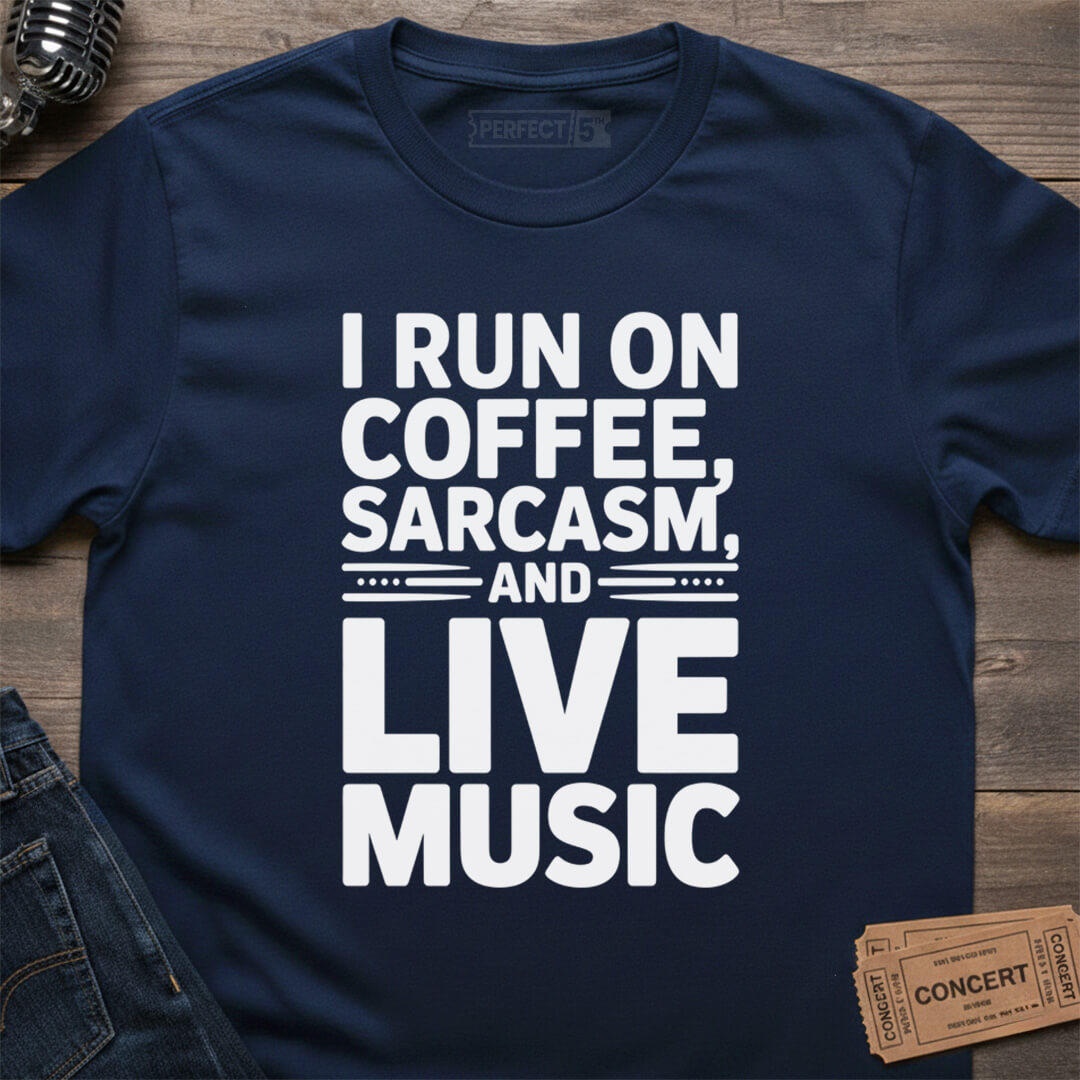 RUN ON MUSIC T-SHIRT