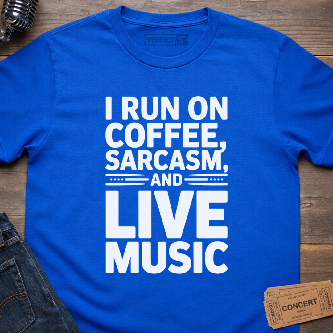 RUN ON MUSIC T-SHIRT