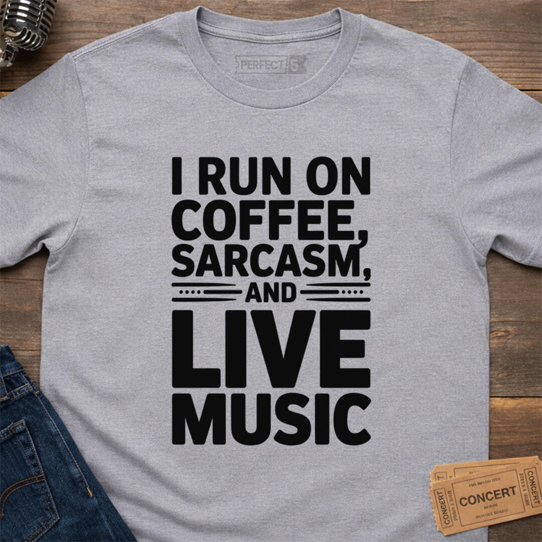 RUN ON MUSIC T-SHIRT