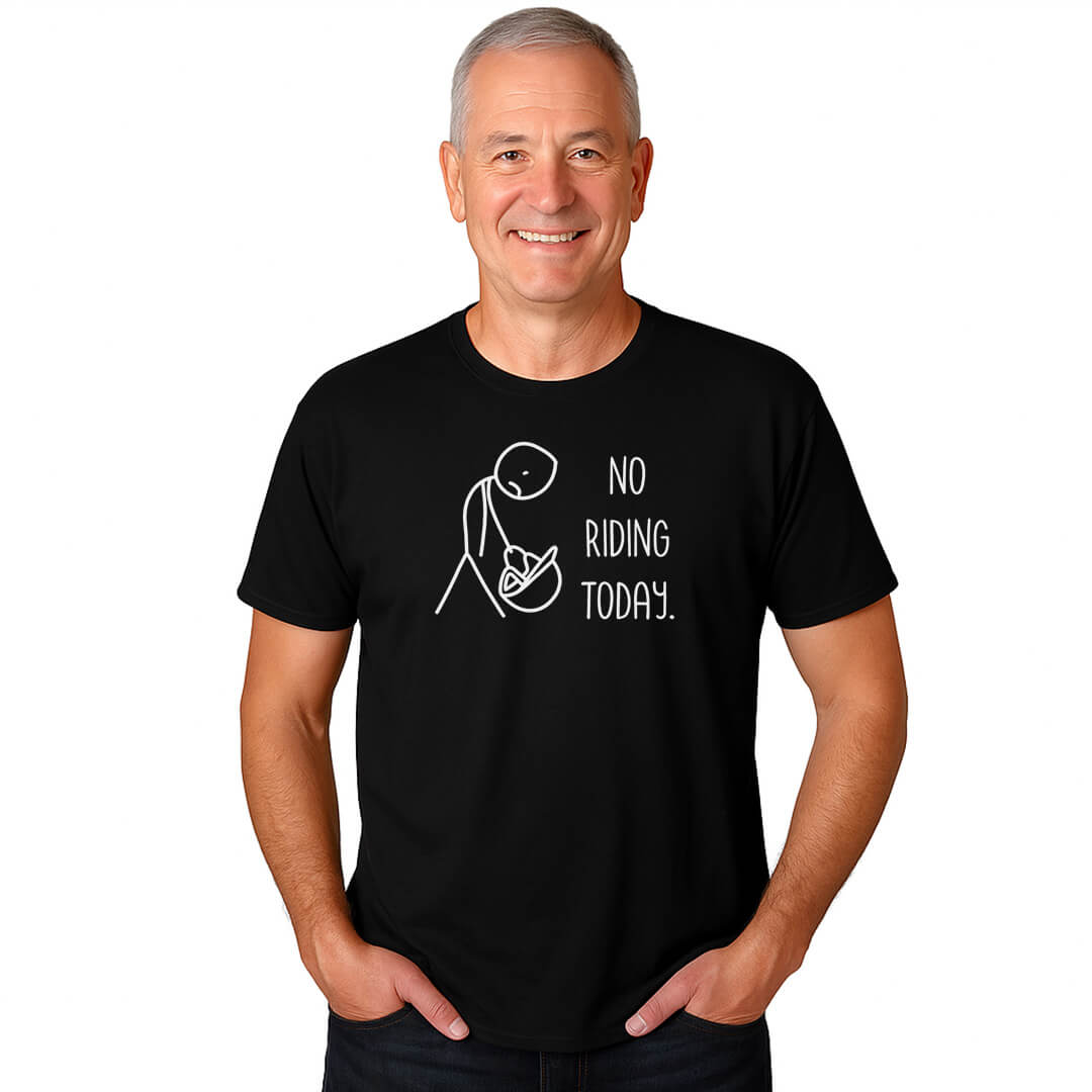 RIDING BLUES T-SHIRT