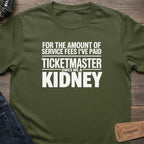 SERVICE FEE KIDNEY T-SHIRT