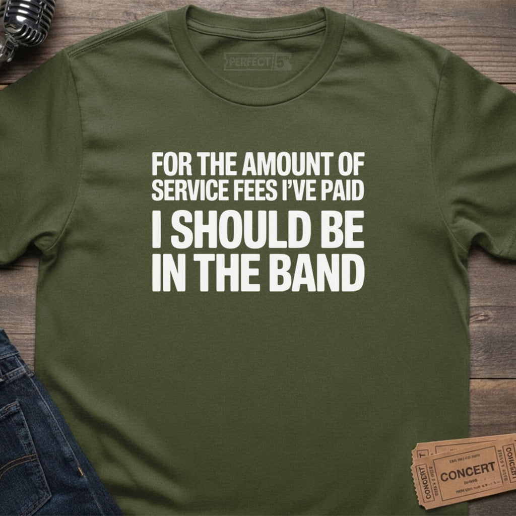 SERVICE FEES BAND T-SHIRT