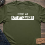 SETLIST STALKER IDENTITY T-SHIRT