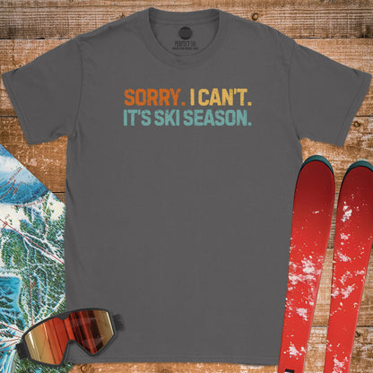 SKI SEASON EXCUSE T-SHIRT