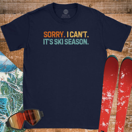 SKI SEASON EXCUSE T-SHIRT