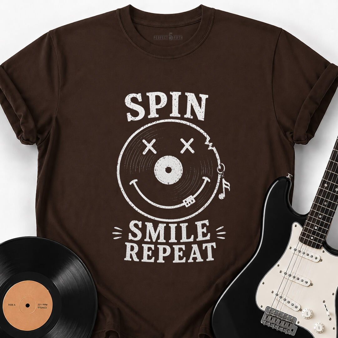 SPIN SMILE REPEAT T-SHIRT