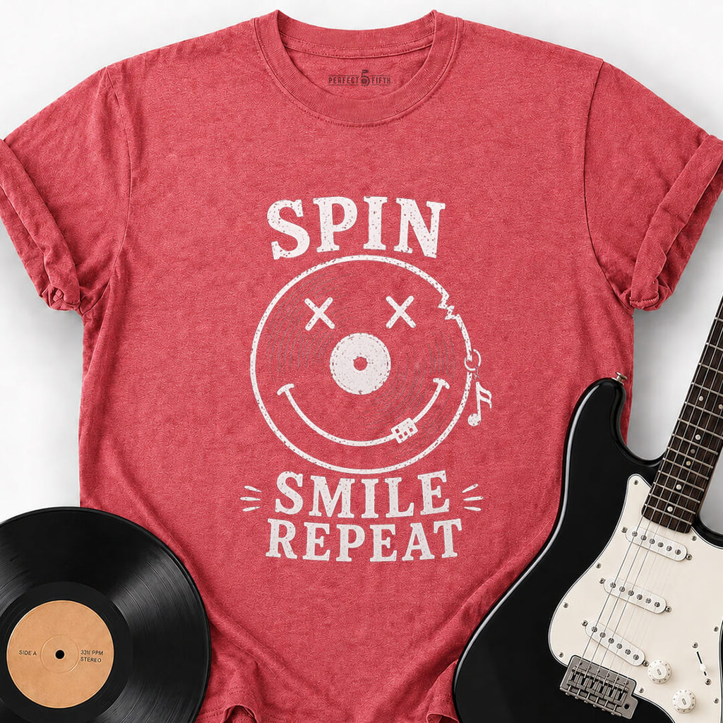 SPIN SMILE REPEAT T-SHIRT