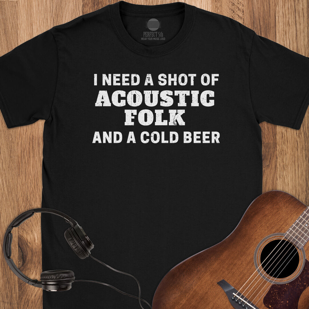 Shot of Acoustic Folk T-Shirt