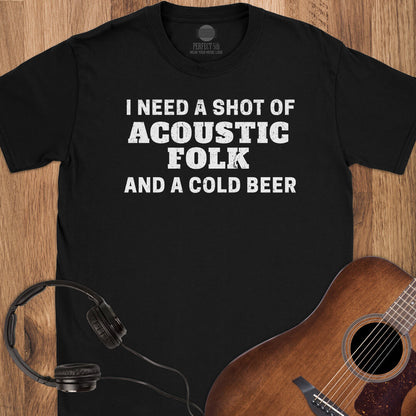 Shot of Acoustic Folk T-Shirt