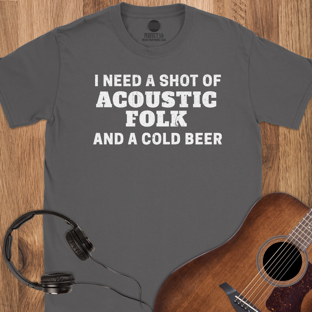 Shot of Acoustic Folk T-Shirt