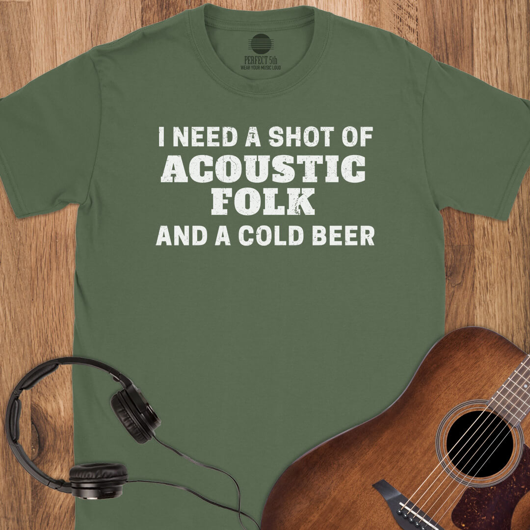 Shot of Acoustic Folk T-Shirt