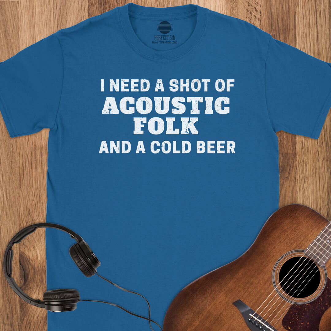 Shot of Acoustic Folk T-Shirt
