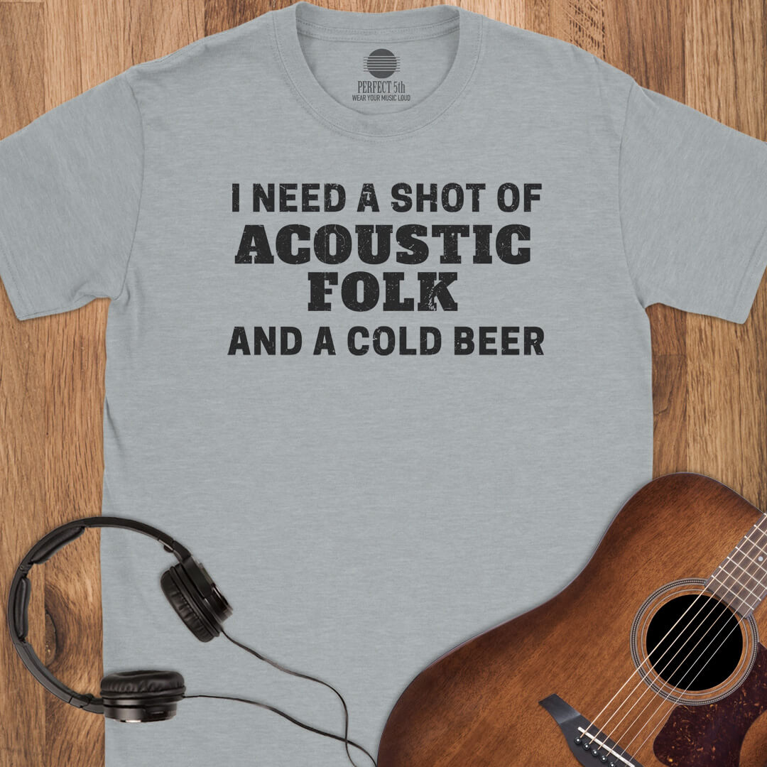 Shot of Acoustic Folk T-Shirt
