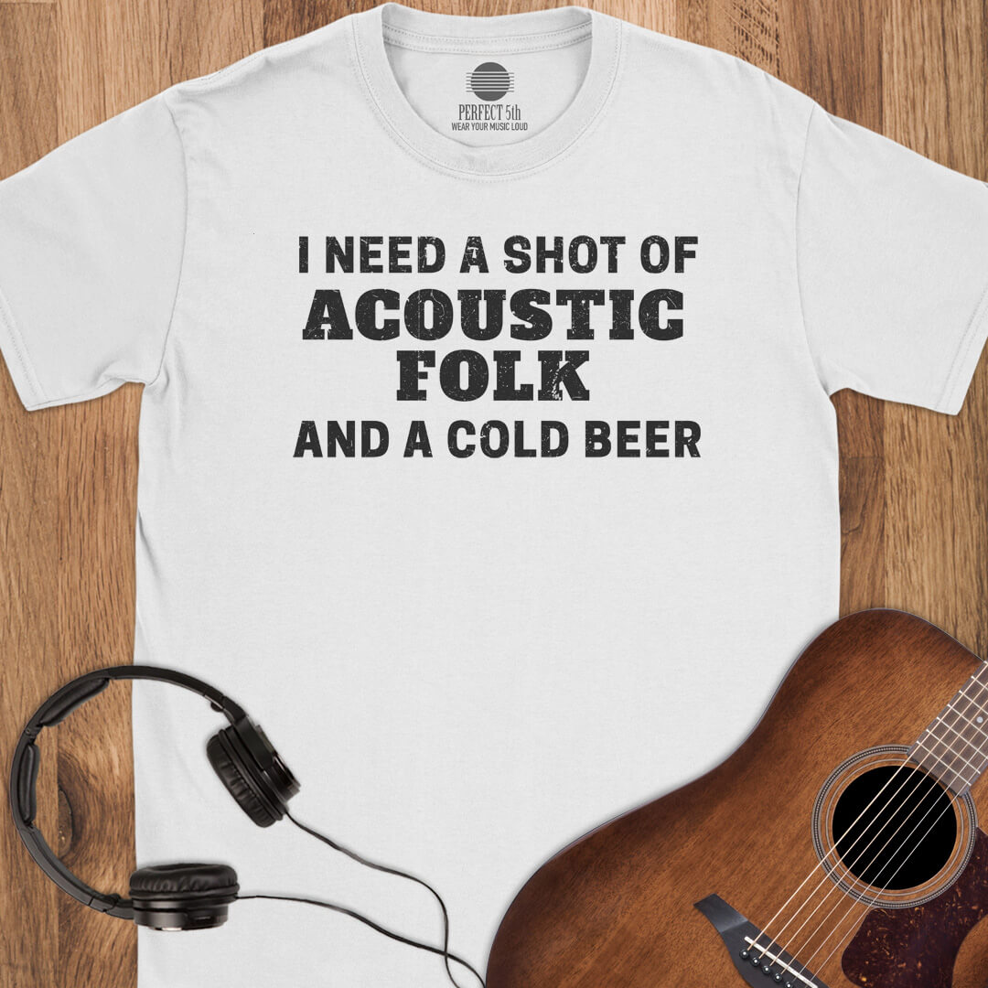 Shot of Acoustic Folk T-Shirt