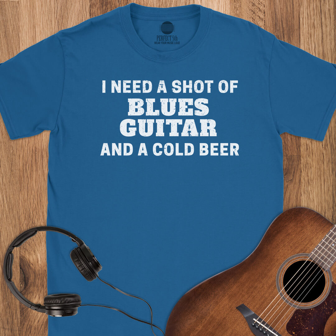 Shot of Blues Guitar T-Shirt